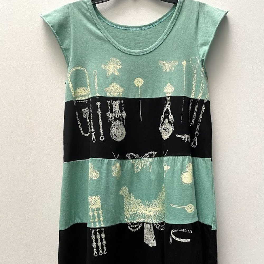 Capped Sleeve T- Shirt Dress